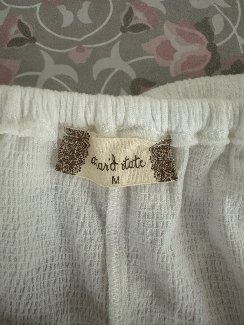 Altar'd State White Embroidered Ruffle Off-Shoulder Top - Picture 3 of 4